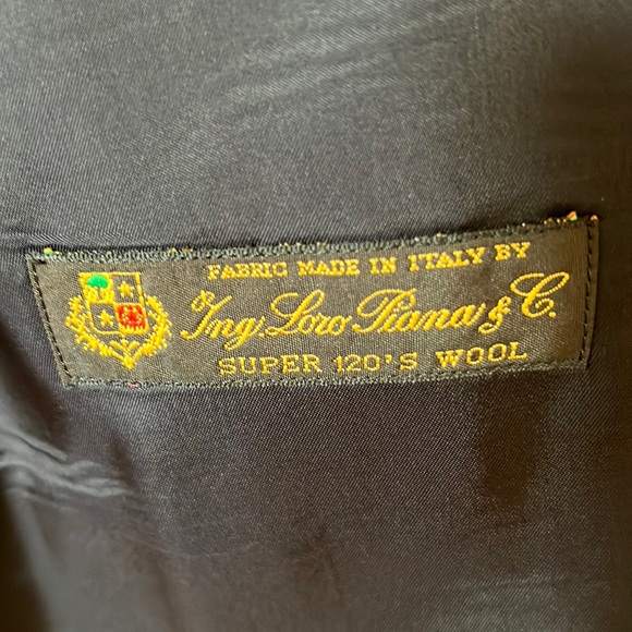 $425 J Crew Ludlow navy pinstripe blazer 42R 100% Wool Loro Piano - Picture 12 of 12